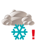 Cloudy with scattered frost