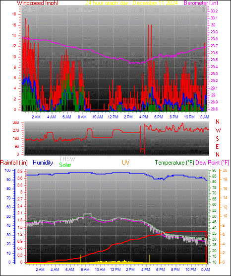 24 Hour Graph for Day 11